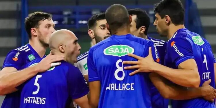 Sada Cruzeiro busca avançar à final do Sul-Americano de Vôlei contra Sesi Bauru