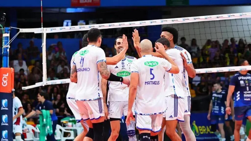 Sada Cruzeiro conquista vitória sobre Suzano e garante liderança na Superliga