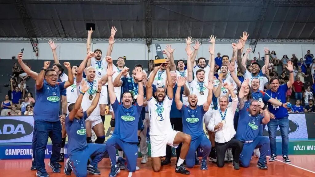 Sada Cruzeiro fatura o título Sul-americano de 2025 após vencer o Praia Clube