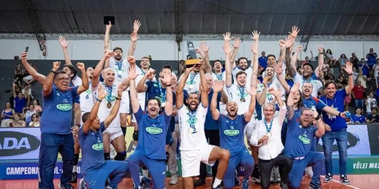 Sada Cruzeiro fatura o título Sul-americano de 2025 após vencer o Praia Clube