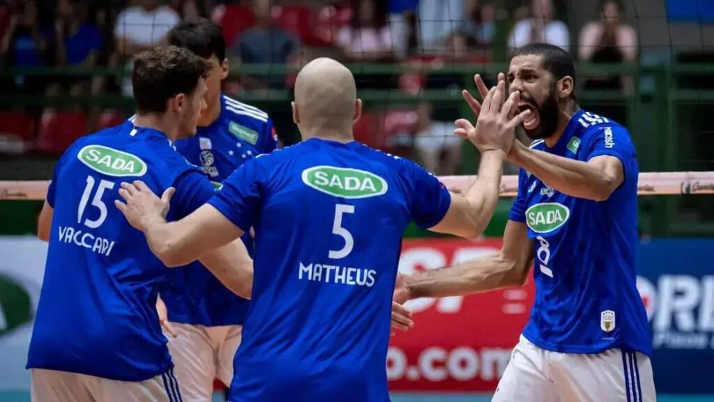 Sada Cruzeiro finaliza primeira fase da Superliga contra Blumenau; onde assistir