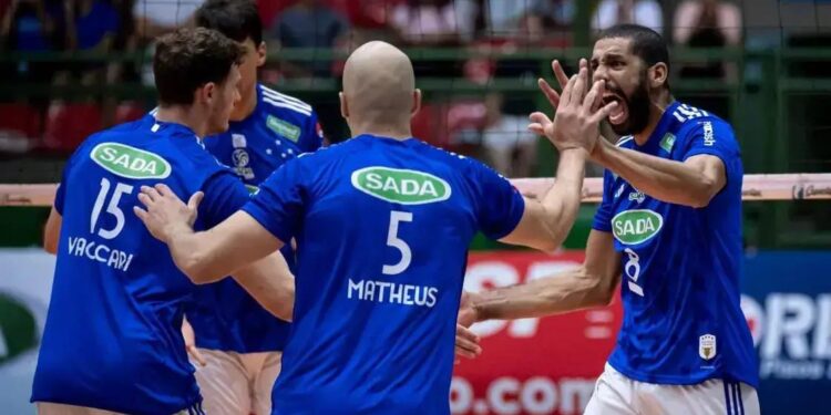 Sada Cruzeiro finaliza primeira fase da Superliga contra Blumenau; onde assistir