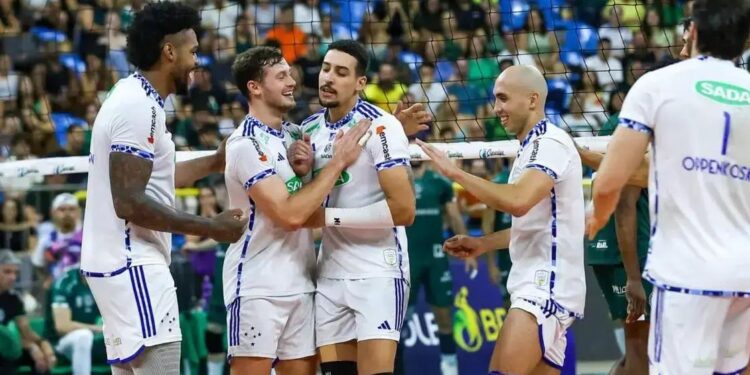 Sada Cruzeiro reafirma liderança ao derrotar Goiás na Superliga