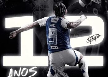 Gabigol comemora 12 anos de carreira; confira seus números impressionantes