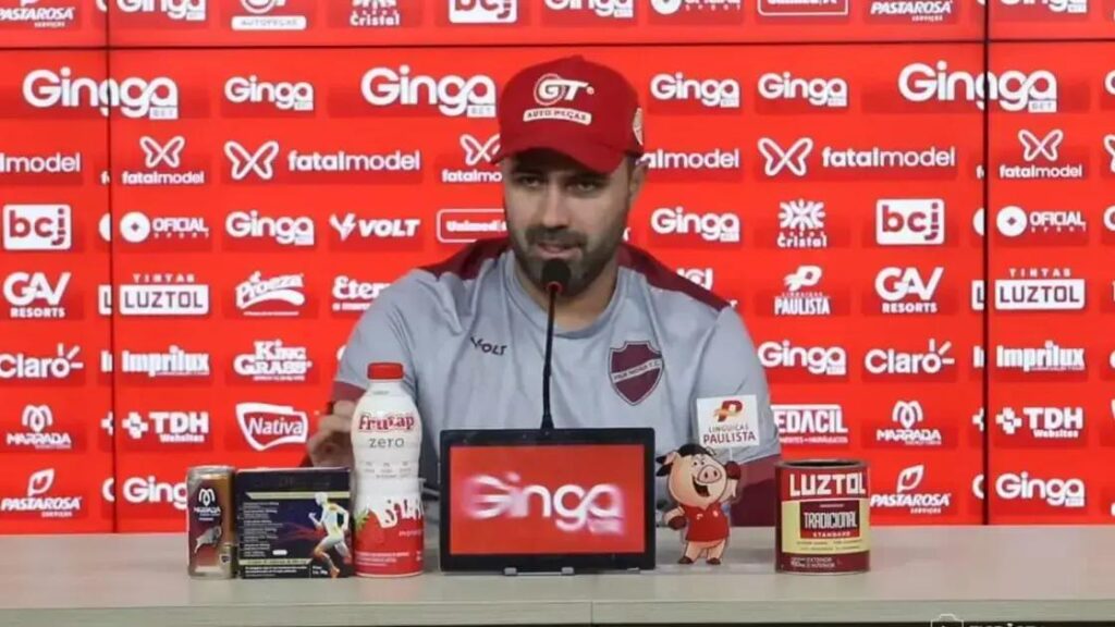 Rafael Lacerda, técnico do Vila Nova, comenta sobre a Copa do Brasil contra o Cruzeiro